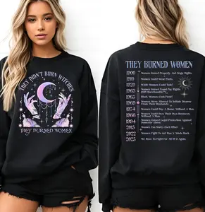 They Didn't Burn Witches They Burned Women T-Shirt,Witchy Womens T-Shirt,Feminist Witch T-Shirt,Bury The Patriarchy,Gift for Feminist Women