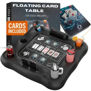 Premium Floating Drink Holder for Pool, Hot Tub Accessories for Adults - Holds Up to 50 LBS - Fun Swimming Pool Accessories for Adults, Cool and Unique Drink Floaties