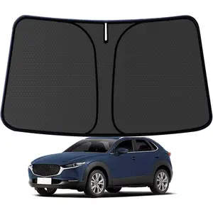 Customized Windshield Sun Shade for Mazda CX30 2019-2024 2025 CX-30 Blocks UV Rays Accessories,1:1 Tailored Foldable Thickened Wear-Resistant Front Window Sunshade Visor,Keeps Your Car Cooler