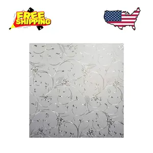 Window Privacy Film Static Cling Non-Adhesive Window Film Frosted (17.7"x 78.7")
