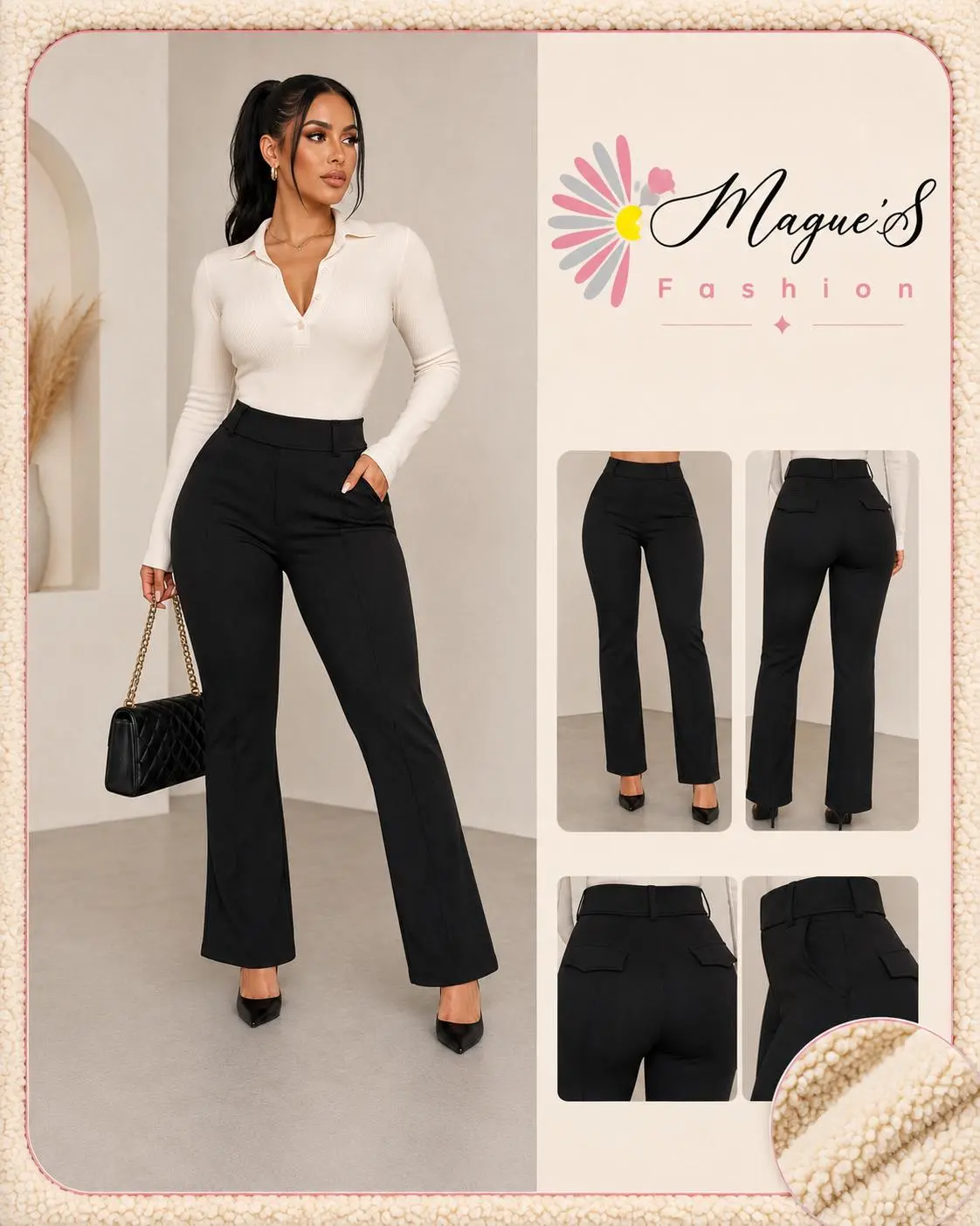 CPM57-FUR LINED LEGGINGS