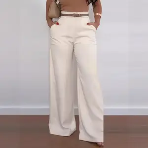Suit pants, European and American style wide-leg pants, casual women’s pants GARMENTARY