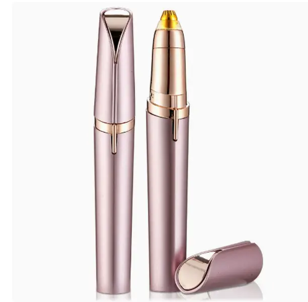 Women's Electric Eyebrow Hair Remover, LED Light, Stainless Steel Blade, Rechargeable, Anti-Allergenic, Multi-Functional, Clean Skin, No Pulling