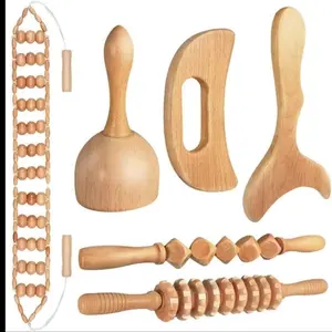 Wood Therapy Tools - Wooden Tools for Body Care and Comfort