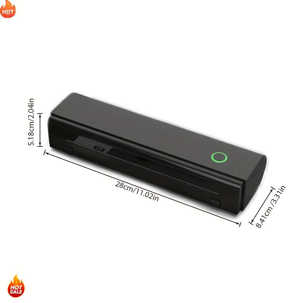 N80 Portable Inkless Thermal Printer Wireless Mobile Printer for Home Office School Travel with Compatible Thermal Paper