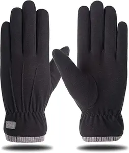 Winter Gloves Men Women, Warm Fleece Lined Gloves,Thermal Touchscreen Outdoor Snow Gloves for Cold Weather