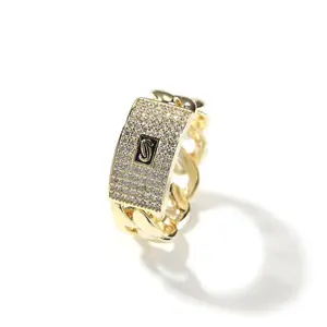 Laminated 14K Gold Filled Mónaco Ring with Zirconia Perfect for Any Occasion Elegant Gift