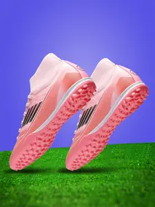 Men's New Professional Football Shoes, Lightweight Breathable TF Nails, Anti-Slip Durable Rubber Sole, Outdoor Lawn Soccer Boots, Football Field Boots