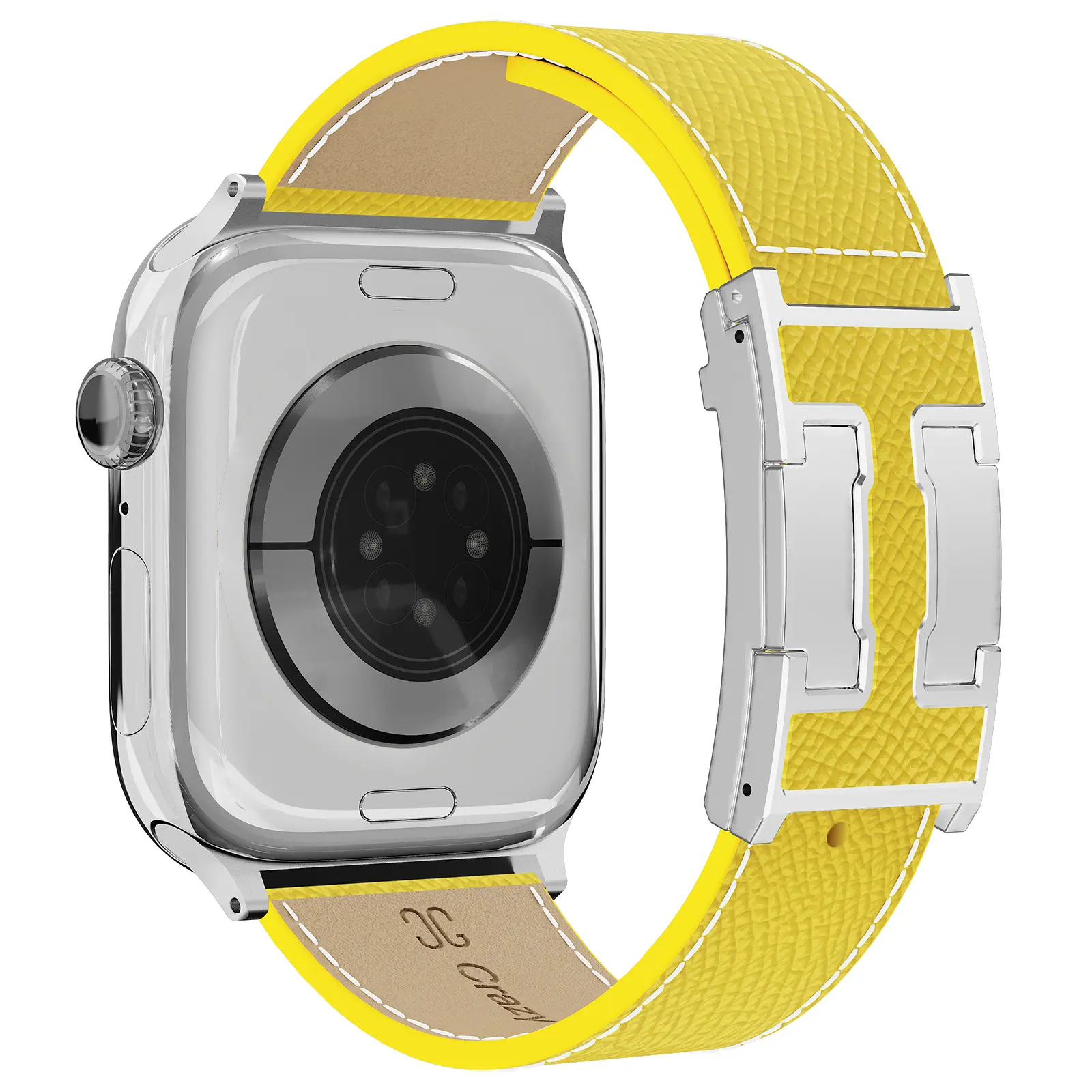 Yellow Band +Silver Buckle