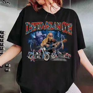 D.A.C Confederate Shirt, Vintage Motor Shirt, Motor Cowboy Vintage Retro, Outlaw Country Rock Classic Casual Unisex, Southern Rock Western Style Shirt