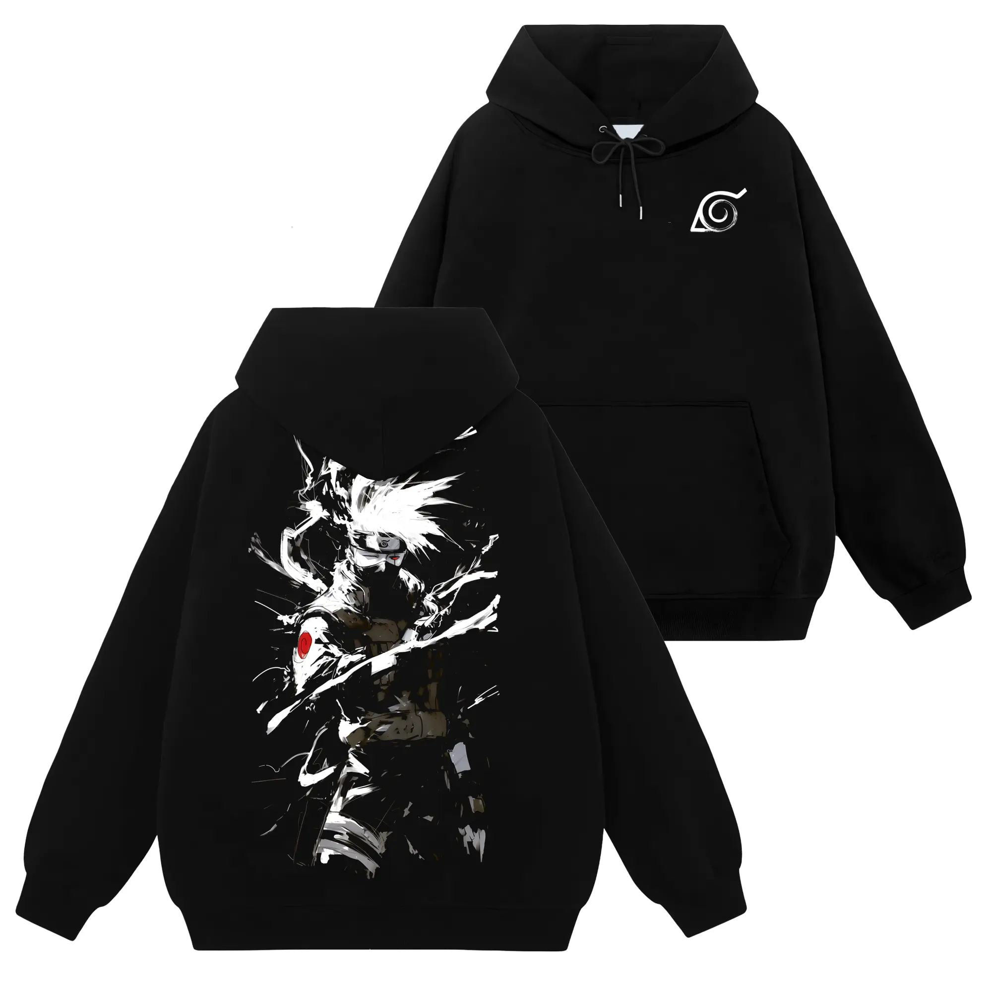 [Shinobi Shop] Limited Kakashi Hatake - Naruto Shippuden #32 Hoodie T-Shirt Sweatshirt, Retro Vintage Unisex Graphic 90s Cotton, Gift For Wibu, Anime Manga Y2K Streetwear Fabric Womenswear
