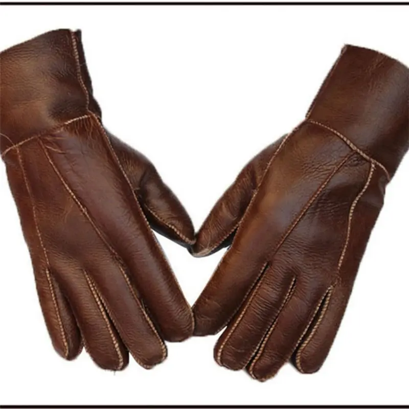 2024Men's & Women's Motorcycle Winter Gloves - Windproof Thermal Thickened Fleece with Full Finger Dexterity, Cold Weather Riding & Hand for Motorbike, Snow, Lake/River Crossing - Machine Washable (One-Size-Fits-All)2025