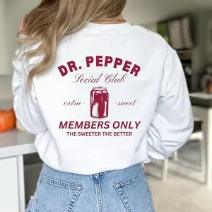Dr. Pepper Social Club Crewneck Sweatshirt, Dr Pepper T-shirt,