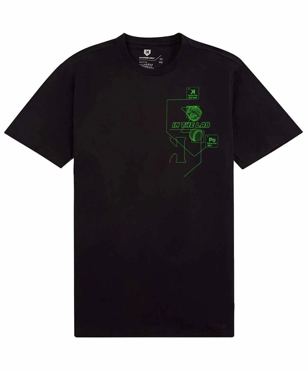 Men's Baseball Graphic T-Shirt, Pitchers Only Element, Cotton, Everyday Training Wear
