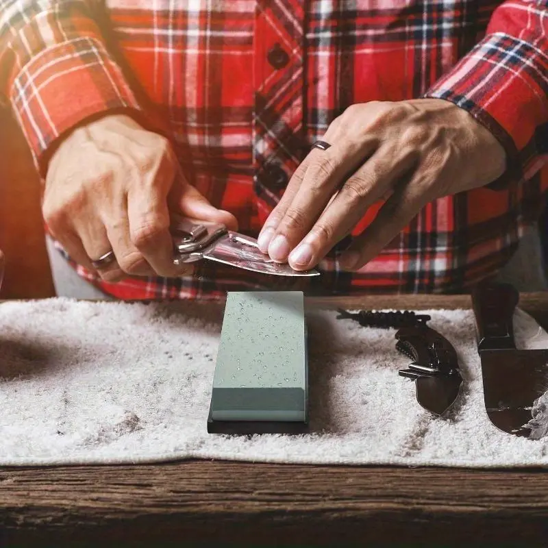 Grindstone, dual grit, essential tool for kitchen knives, industrial grinding and sharpening products