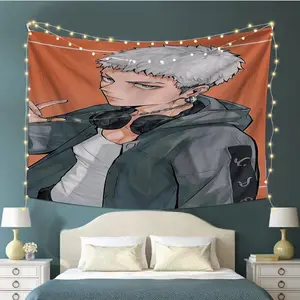 Takashi Mitsuya-1 Hanging Banner for Home Decor, University Dorm Bedroom Living Room Wall Decoration, Multi-Purpose Party Decorations