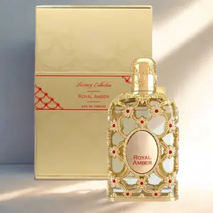 Royal Amber Eau de Parfum, Unisex Amber Fruity Spiced Fragrance with Earthy Woody Notes of Patchouli and Sandalwood, Long-Lasting EDP, 1.0 oz, Captivating Fragrance