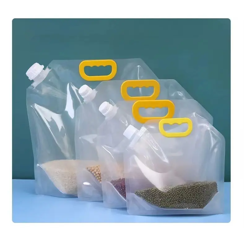 Grain Pet Food Storage Bag Pests and Moisture Proof Keep The Freshness Liquid Container Kitchen Utensils