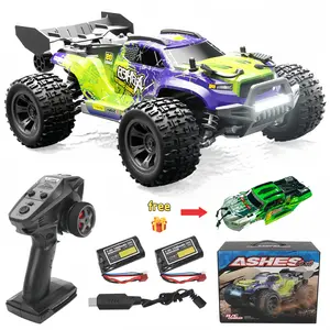 WONDERFUL PLAY:1:18 Scale All-Terrain RC Car for Adults （double shell）-，40+KM/H High Speed 4WD Off-Road Remote Control Truck with 2 Rechargeable Batteries, 2.4GHz Electric Toy Vehicle Gift for Teens and 14+ (1:18 Scale)
