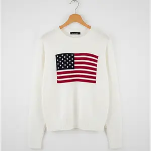 American Flag Knit Sweater