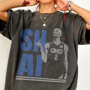 Shai Gilgeous Alexander Oklahoma Basketball Vintage Comfort Colors Shirt