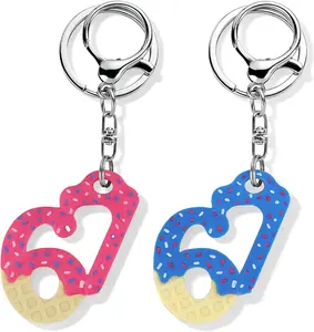 Set of 67 Keychain,67 meme Keychain,Six Seven Internet meme Keychains,6 7 Gifts for Backpack, Keys,Pink Blue Color