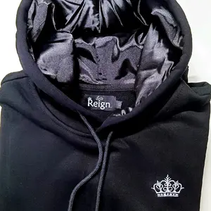 Premium Satin-Lined Fleece Hoodie