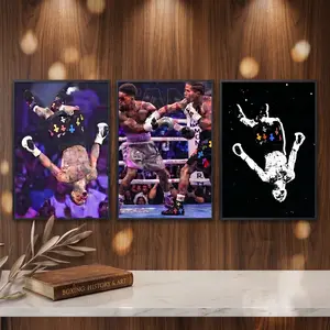 Gervonta Tank Davis Boxing Poster Set of 3, Champion Wall Art Print, Gym Decor, Sports Gallery Wall, Gift for Boxing Fan, Tank Davis Print