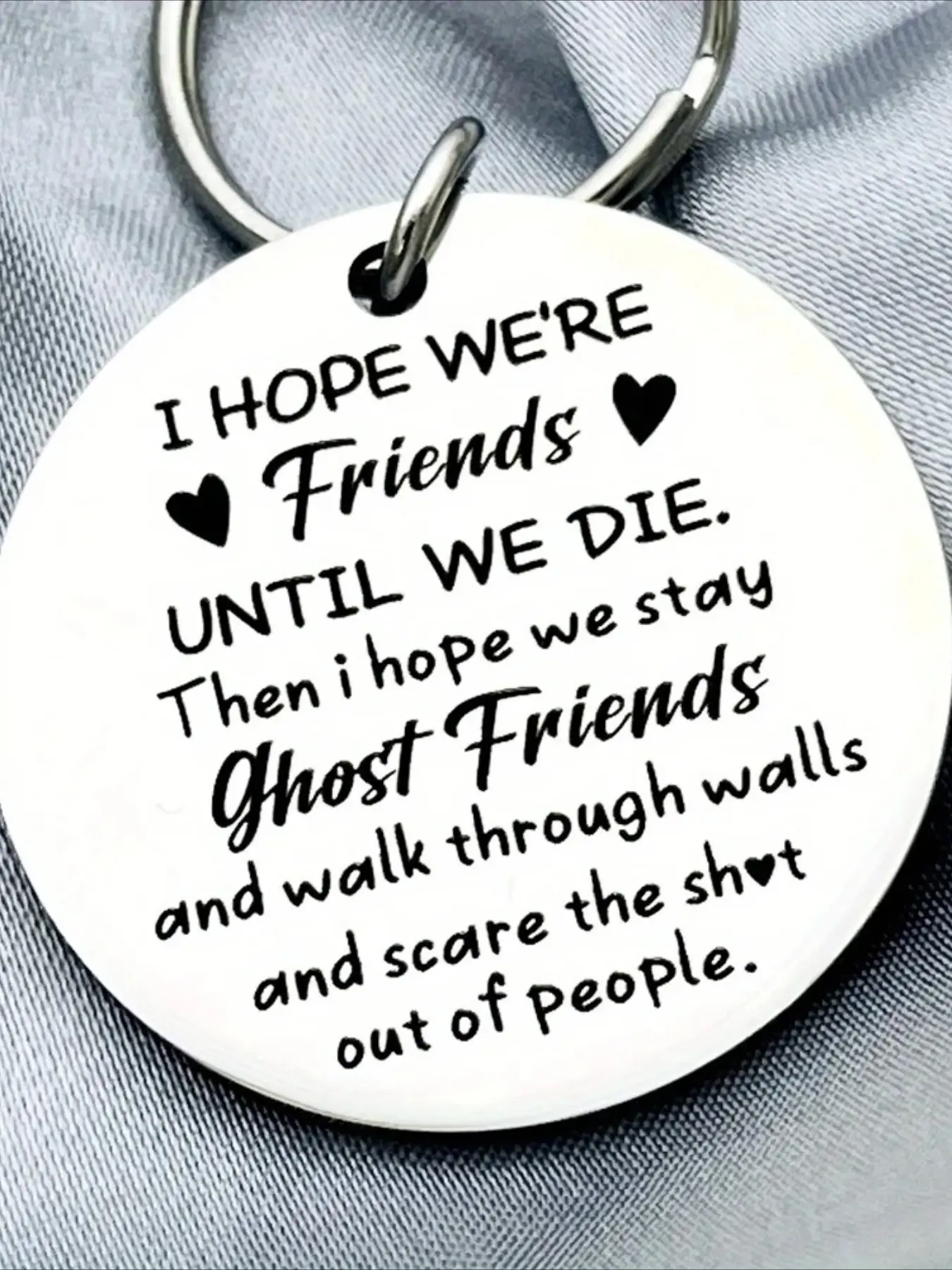 Friend Keychains Trendy Cute Keychain Pendant for Women Men Friendship Gifts for Soul Sister Bestie Gifts for Best Friend Birthday Gifts Keychain Cute Keychain Accessory Stylish Keychain