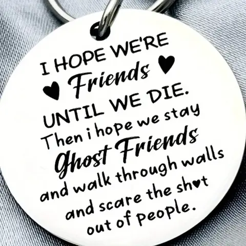 Friend Keychains Trendy Cute Keychain Pendant for Women Men Friendship Gifts for Soul Sister Bestie Gifts for Best Friend Birthday Gifts Keychain Cute Keychain Accessory Stylish Keychain