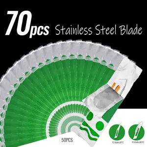 Stainless steel # 60 blade. Independent packaging, convenient for daily carrying