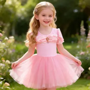 Sparkly Pink Princess Dance Outfit | Toddler Girl Ballet Tutu Dress for Performances & Parties