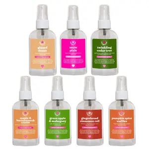 Winter and Holiday Room & Car Sprays - Select Your Scent - Long Lasting Fragrant Room Spray, Linen Spray, and Car Spray