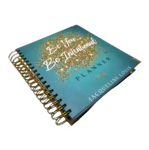 Be You, Be Intentional Undated Planner with Vision Board, Monthly Budget, To-Do List, Business Goal Tracking, and Weekly Meal Preparation