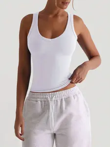 Women's Waist-Cinch Slimming Retro Commuter Casual Fashion Daily Tank Top, Stylish and Comfortable, Perfect for Everyday Wear