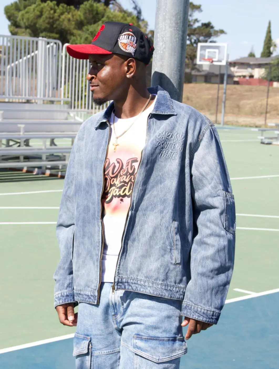 Blue Acid Wash Denim Mechanic Jacket