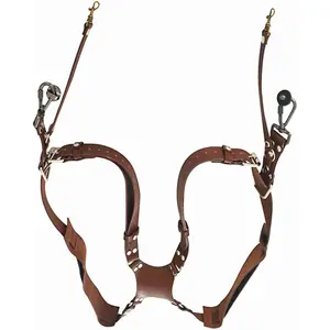 Camera Harness for 2 Cameras, Adjustable Dual Leather Camera Strap Double Shoulder Digital Camera Harness for Photographers