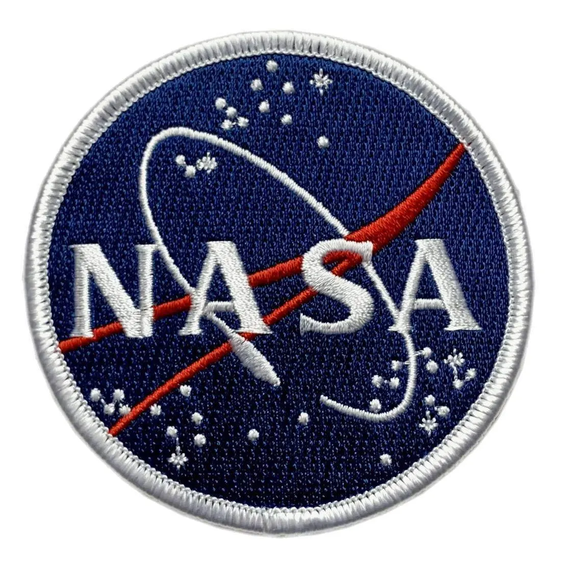 NASA Logo Embroidered Patch [3.0 X 3.0 inch - Iron on Sew on -NL5]
