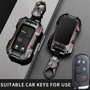 Jeep key cover guide freedom light knight grand cherokee grand commander key pouch keychain key cover car key accessories, car key box