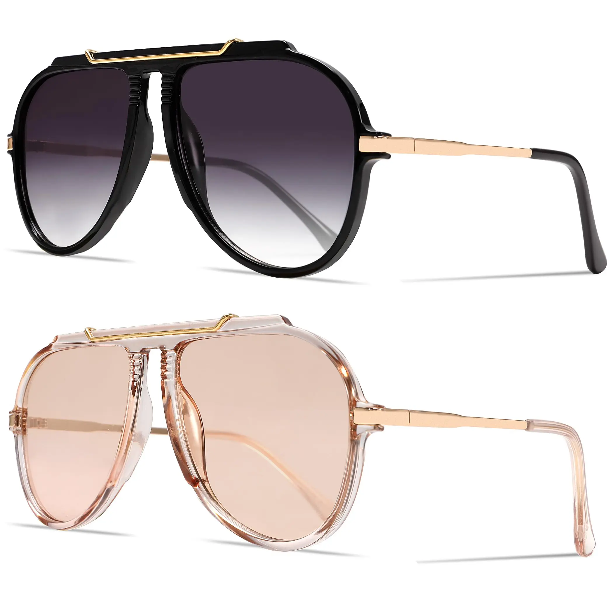 Premium Unisex Sun Glasses UV400 Shield Bold Silhouette Lightweight for Street Photography Influencer Favorite TikTok Clips Stylish Sun Protection