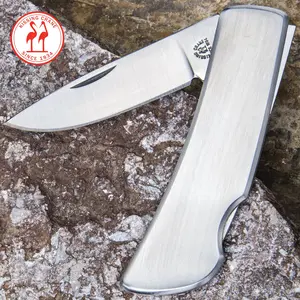 Kissing Crane Mini Satin Smooth Pocket Knife