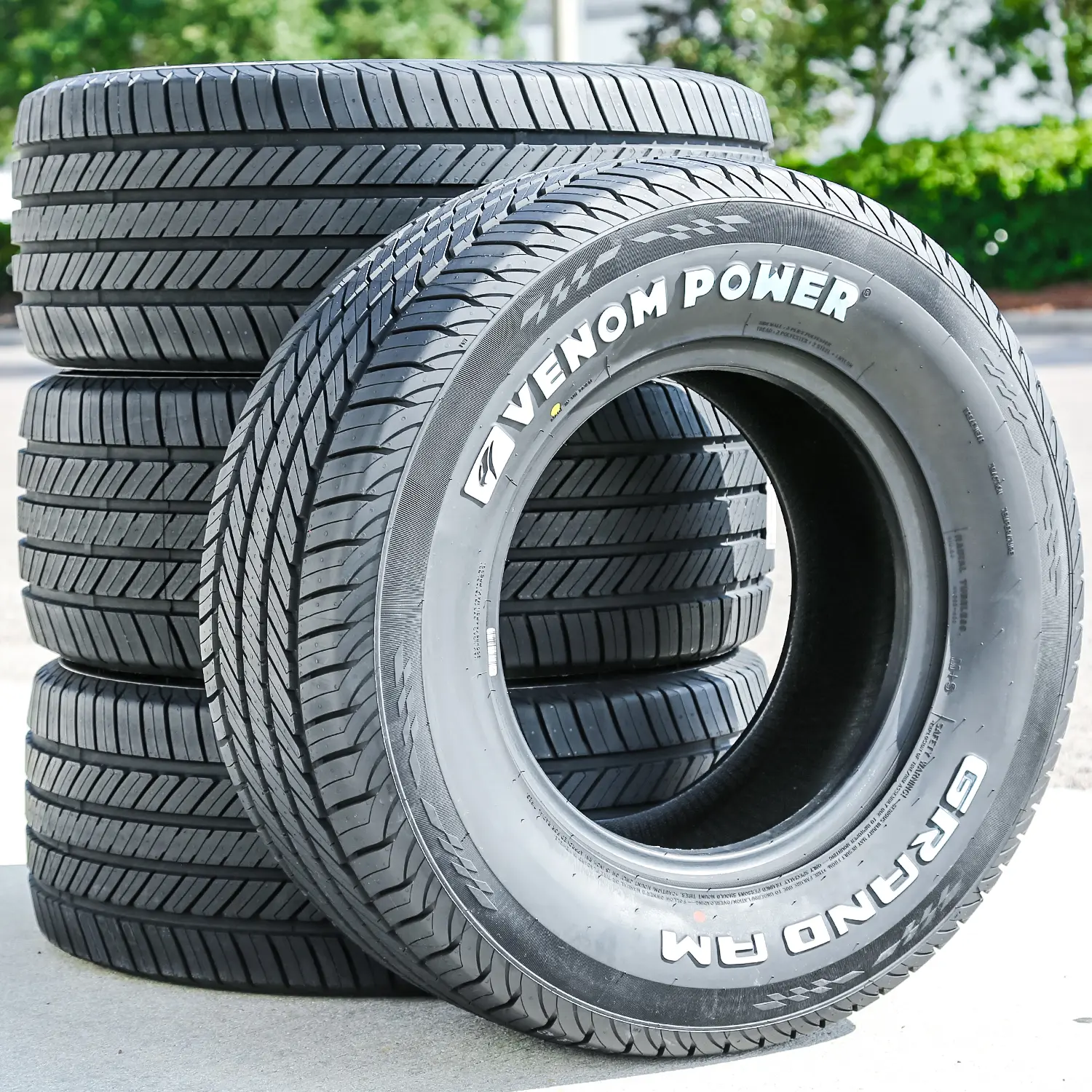 4 Tires Venom Power Grand AM 225/60R15 96H AS A/S All Season