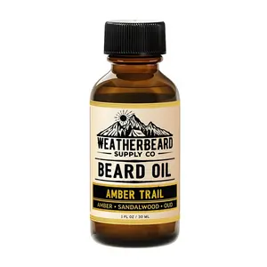 Amber Trail Beard Oil - Amber, Sandalwood, & Oud - Softens & Hydrates