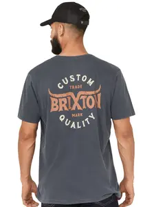 Brixton Men's Gibson Short Sleeve Graphic T-Shirt - 17234-Wnyww