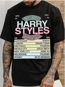 [Sale up to 40%],[Freeship] Harry Styles Together Tour 2026 Vintage T-Shirt | Streetwear Oversized Fit | Unisex Music Merch
