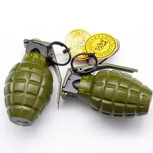Lighters Creative Pop Metal Grenade Large Simulation Grenade Prop Model Windproo