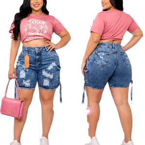 Women's Plus-Size Colombian Fashion Shapewear Leg Shaping Shorts - Ruching, Push-Up Effect, Abdominal Control, Perfect Fit
