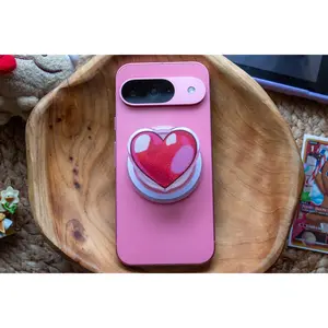 CRK Hollyberry Soul Jam Phone Grip and Magsafe Converter Base | Cookie Run Kingdom | Glitter Epoxy Front | 2" x 2"