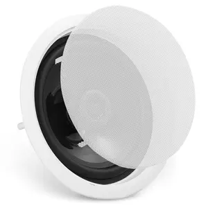 VEVOR 6.5'' Bluetooth in Ceiling Speakers, 150W, Flush Mount Ceiling & in-Wall Speaker System with 8ΩImpedance 89dB Sensitivity, for Home Kitchen Living Room Bedroom or Covered Outdoor Porches, Single