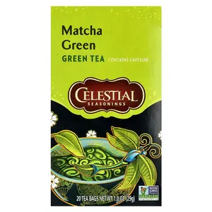 Celestial Seasonings Green Tea, Matcha, 20 Tea Bags, 1 oz (29 g)